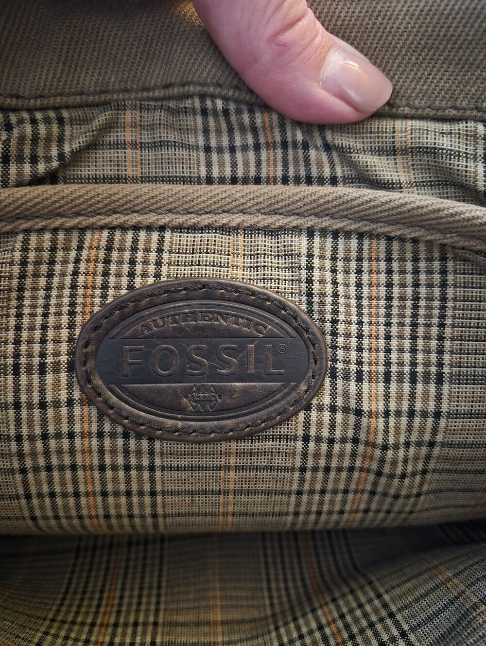 Fossil Rugged Canvas Messenger Bag - Picture 9 of 12
